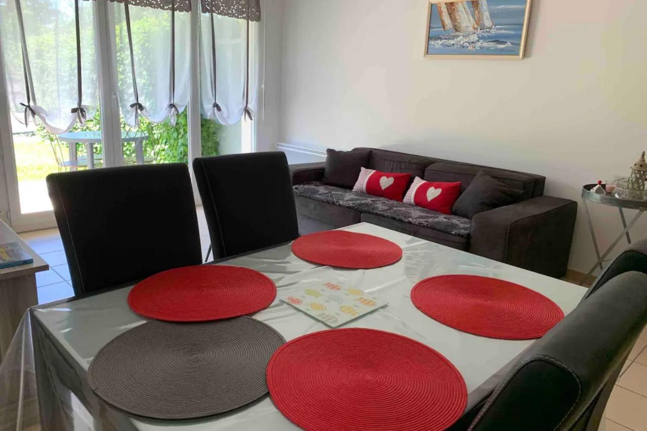 Quiet Apartment With Garden And Optical Fiber Cabourg Luaran gambar